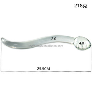Dildo de cristal de 27 cm con cuentas anales, plug anal de <span class=keywords><strong>cola</strong></span> larga, juguete sexual erótico de cristal con forma de girón <span class=keywords><strong>para</strong></span> masaje de próstata y masturbación <span class=keywords><strong>para</strong></span> mujeres - Product Image 4