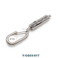 Clip de câble métallique en acier inoxydable de sortie latérale de filetage M4 personnalisé OEM de haute qualité 94mm pour la fixation de câble