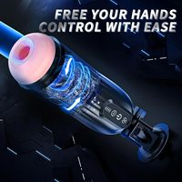Masturbador Masculino Automático con 10 Modos de Vibración, Copa de Masturbación para Hombres