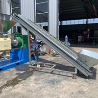 Granulateur d'extrusion plastique à vis simple pour le recyclage de PC/LDPE/PP/HDPE, machine compacte à commande PLC et entraînement motorisé