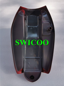 Réservoir de carburant rouge SWICOO pour <span class=keywords><strong>moto</strong></span>, en métal laqué brillant, idéal pour la restauration de <span class=keywords><strong>mini</strong></span>-motos vintage - Product Image 3