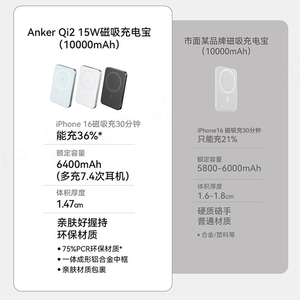 Fuente de Alimentación Móvil Magnética Anker MagGo (10K, Delgada) A1664 - Product Image 4