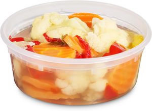 Bols et gobelets jetables en plastique PP de 16 oz et 32 oz pour la préparation de repas de fête et les contenants de charcuterie - Product Image 4