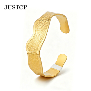 Pulseras OEM/OEM personalizadas, impermeables, de acero inoxidable, chapadas en oro, joyería de moda, hipoalergénicas, pulsera tipo gelang. - Product Image 1