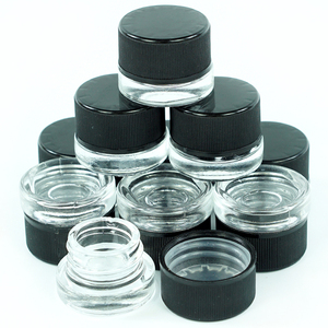 YHS Glass Jar Security Storage Jar 5 ml Glass Food Container with Plastic Lid Container Tiny Jars Wholesale Glass Box