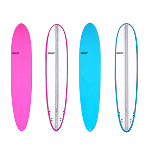 Tabla de Surf Longboard Negra de 9 pies, la Mejor Tabla de Surf de Poliuretano para Surfear LB-012 - Product Image 3