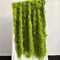 Mousse artificielle décorative, tapis d'herbe artificielle, plantes artificielles, poteaux en mousse plastique, fleurs décoratives, couronnes et plantes