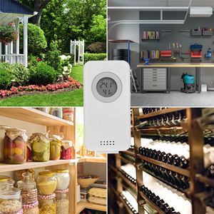 Termómetro con Pantalla a Color, 3 Sensores, Monitor <span class=keywords><strong>de</strong></span> Temperatura Diario, <span class=keywords><strong>Reloj</strong></span> Digital <span class=keywords><strong>de</strong></span> Pared, Estación Meteorológica Interior y Exterior para el Hogar - Product Image 6