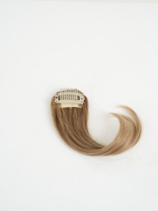 Fabriqué en Corée, frange synthétique sans couture à clipser, droite et légère, extension de cheveux frontale 3D effet aérien et transparent - Product Image 2