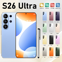 Teléfono Celular S26 Ultra Smart Android 15 5G LTE con 8000 mAh, 16 GB + 1 TB de Memoria, CPU de Doble Núcleo, Pantalla HD de 108 MP