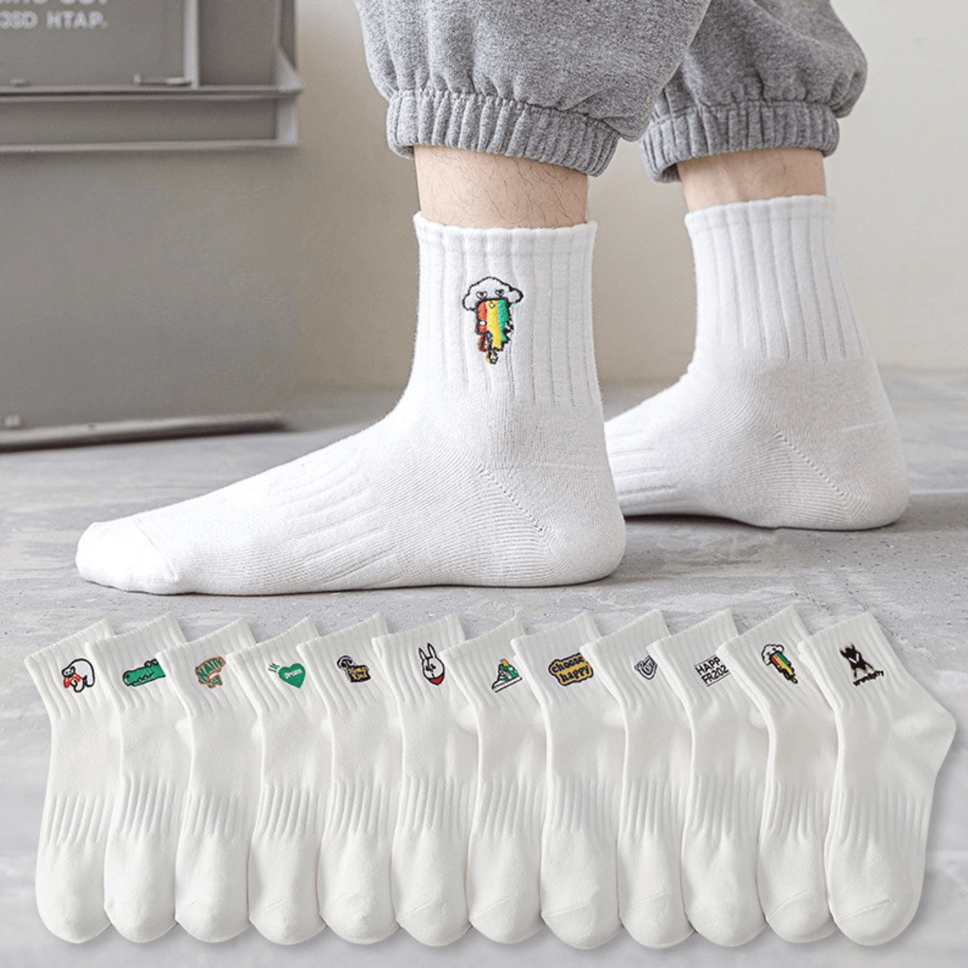 OEM Custom Embroidered LOGO Socks Professional Comfortable Breathable Boat Socks