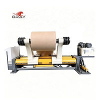 Support de rouleaux de moulin hydraulique sans arbre Oray - Robuste pour ligne de production de papier ondulé 3, 5, 7 plis - Machine de déroulage de papier jumbo