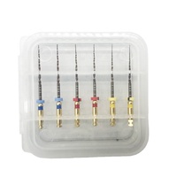 Instruments dentaires pour canaux radiculaires Super Files II Gold Niti Heat Activation 25mm X1-X3