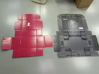 Boîtes d'expédition personnalisées en carton ondulé recyclable pour chaussures, vêtements, emballages cadeaux, artisanat, avec pelliculage mat et revêtement UV
