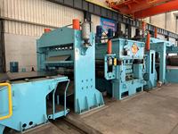 Ligne de machine de découpe de longueur de bobine en acier MS robuste
