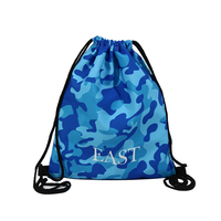 Sac à dos personnalisé réutilisable en toile de coton avec cordon de serrage sac à chaussures fourre-tout pour enfants