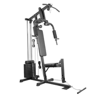 Station de musculation multifonctionnelle pour la maison avec pile de poids – Appareil de fitness pour entraînement à domicile