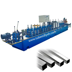 Stronger 2.0 mm Thickness Good Forming Metal Cans Production Line Box Square Pipe Making Machine