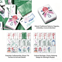 Jeu d'échecs américain moderne en acrylique personnalisé en gros, 160 pièces (10 Joker, 6 vierges), écologique, de luxe et durable