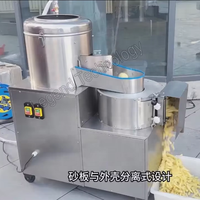 Máquina Comercial Automática para Lavar, Pelar y Cortar Verduras y Frutas, Rebanadora y Peladora de Patatas, Zanahorias, Jengibre y Repollo