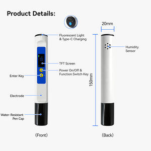 Tester <span class=keywords><strong>da</strong></span> Cucina Multifunzione 5 in <span class=keywords><strong>1</strong></span> con Timer e Misuratore TDS, Tester di Umidità dell'Aria, Misuratore di Luce Fluorescente per Alimenti - Product Image 3