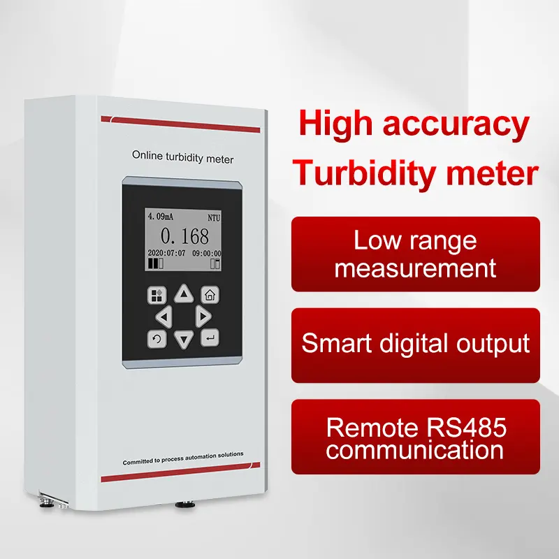 Supmea phạm vi thấp TSS cảm biến 4-20mA Độ ĐụC cảm biến độ đục Transmitter Độ ĐụC Meter cho phân tích nước Điều Trị