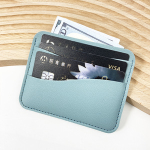 Portefeuille fin à poche avant bon marché porte-<span class=keywords><strong>carte</strong></span> d'identité de crédit bancaire avec logo personnalisé étui pour <span class=keywords><strong>carte</strong></span> de crédit - Product Image 3