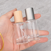 Botol Parfum bening isi ulang 20ml, botol Parfum semprot silinder mewah kosong beraroma dengan tutup sekrup