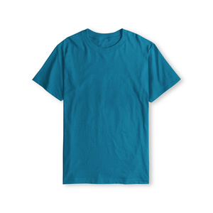 เสื้อยืดคอกลมผู้ชายลำลอง สีพื้น ใส่สบาย แขนสั้น ใส่ได้ทุกวัน รับออกแบบตามสั่ง ขายส่งเสื้อผ้า OEM - Product Image 2