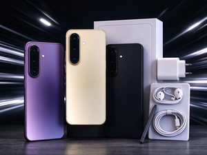 Smartphones A56 5G, équipés d'une caméra intégrée haute définition, offrant un effet selfie impeccable, préférés des créateurs de contenu et des amateurs de selfies. - Product Image 3