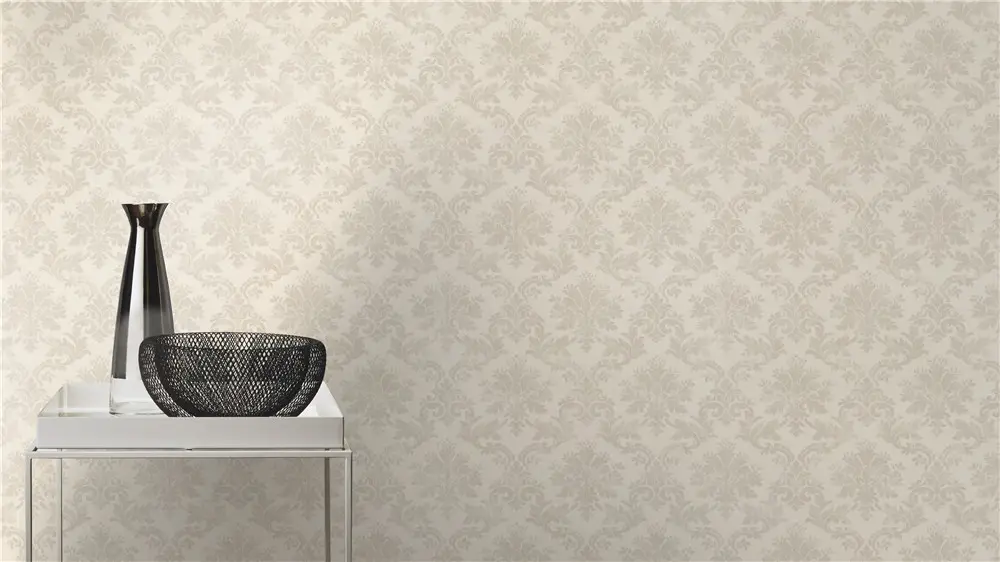 Penjualan Terbaik dibuat di Jerman baru populer gaya Victoria krem Creme latar belakang Wallpaper untuk kamar tidur
