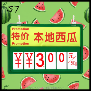 Letrero Publicitario Giratorio para Precios de <span class=keywords><strong>Supermercado</strong></span>, Material ABS y PVC, Tamaños A3/A4/A5 - Product Image 3