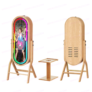 Photomaton automatique de miroir en bois magique de <span class=keywords><strong>la</strong></span> meilleure qualité avec <span class=keywords><strong>le</strong></span> grand écran tactile <span class=keywords><strong>pour</strong></span> des événements et des parties - Product Image 5