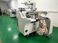 Machine automatique de marquage à chaud rotative pour étiquettes autocollantes en rouleau, machine d'impression de film en aluminium pour papier