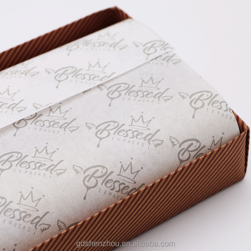 Custom Printing Disposable High End ChristmasPackaging Kraft Gift Wrapping Paper Craft Paper Offset Printing Virgin Wood Pulp t