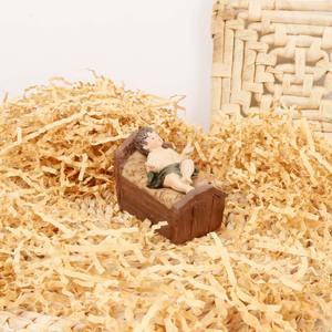 Venta directa de fábrica, regalo artesanal de <span class=keywords><strong>resina</strong></span>, Dios Jesús nació cuando la estatua religiosa del niño Cristo y la cama de la decoración del hogar - Product Image 6