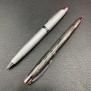 Premium markalı yeni promosyon hediye kalem seti özel logo büküm Metal İmza tükenmez kalem