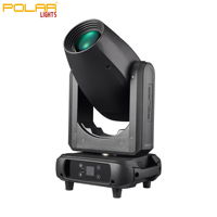 Luz Móvil de Cabeza Polarlights de 250W LED Beam Spot Wash para Clubes, Conciertos y Alquiler de Escenarios con CMY CTO 3en1 y Modo de Control DMX512