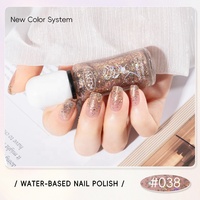KUDAN Vernis à ongles pour enfants en flacon rose, sans danger, brillant, couleur intense, sans irritation, étiquette privée personnalisée pour les grossistes de produits de beauté UE et États-Unis