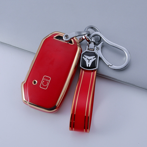 เคสหุ้มกุญแจรถยนต์ TPU แบบนิ่มสำหรับ Kia K3 KX3 Sportage <span class=keywords><strong>R</strong></span> GT พวงกุญแจ KV7พวงกุญแจกระเป๋าอุปกรณ์เสริมสำหรับโรงงาน - Product Image 3