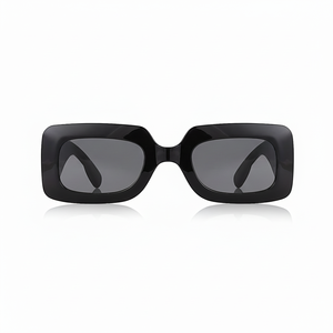 Nouvelle tendance, lunettes de soleil unisexes légères UV400, monture intégrale, noires, 1032 - Product Image 1