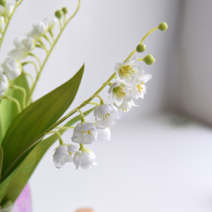 Fleurs artificielles de muguet 'King Shadow' à tige unique, en vrac, avec tiges et branches pour vase, <span class=keywords><strong>d</strong></span>écoration de mariage et de maison, centre de table - Product Image 5