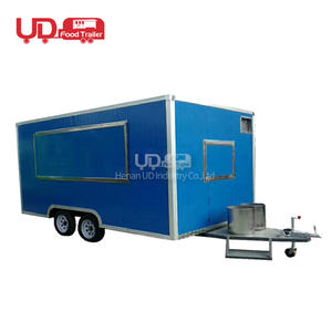 Camions de nourriture de rue Imbisswagen, kiosque de camion de nourriture de Popcorn Hamburger, remorques de nourriture de Concession entièrement équipées à vendre - Product Image 5