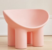 Fauteuil de salon décontracté pour adultes et enfants, design nordique créatif et amusant, durable, style célébrité internet, motif jambe d'éléphant