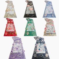 3D tridimensionnel Tulle tissu perles Tube tissu paillettes Machine broderie perles haut de gamme robe de mariée