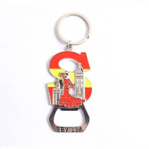 Porte-clés <span class=keywords><strong>en</strong></span> métal espagnol <span class=keywords><strong>en</strong></span> gros, transfrontalier, souvenir de la ville de Séville, petit pendentif touristique - Product Image 3