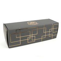 Caja de Embalaje de Cartón para Botellas de Agua con Impresión Personalizada, Caja de Cartón para Vasos con Tapa Superior Abatible para Envío de Vasos