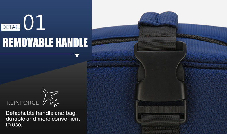 Sac de voyage de golf à roulettes – Étui de rangement ultra-léger et de grande capacité pour clubs de golf