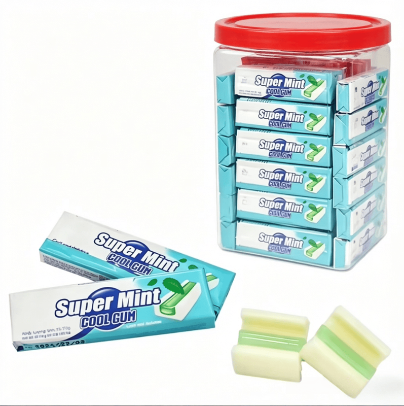 Super Mint Cool Chewing Gum Mixed