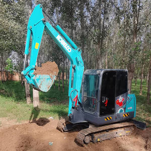 KOBELCO 95% Neuf SK60 Mini-excavatrice d'occasion SK 60 6T 6 tonnes Moteur diesel Isuzu Hydraulique sur chenilles Digger d'occasion - Product Image 2